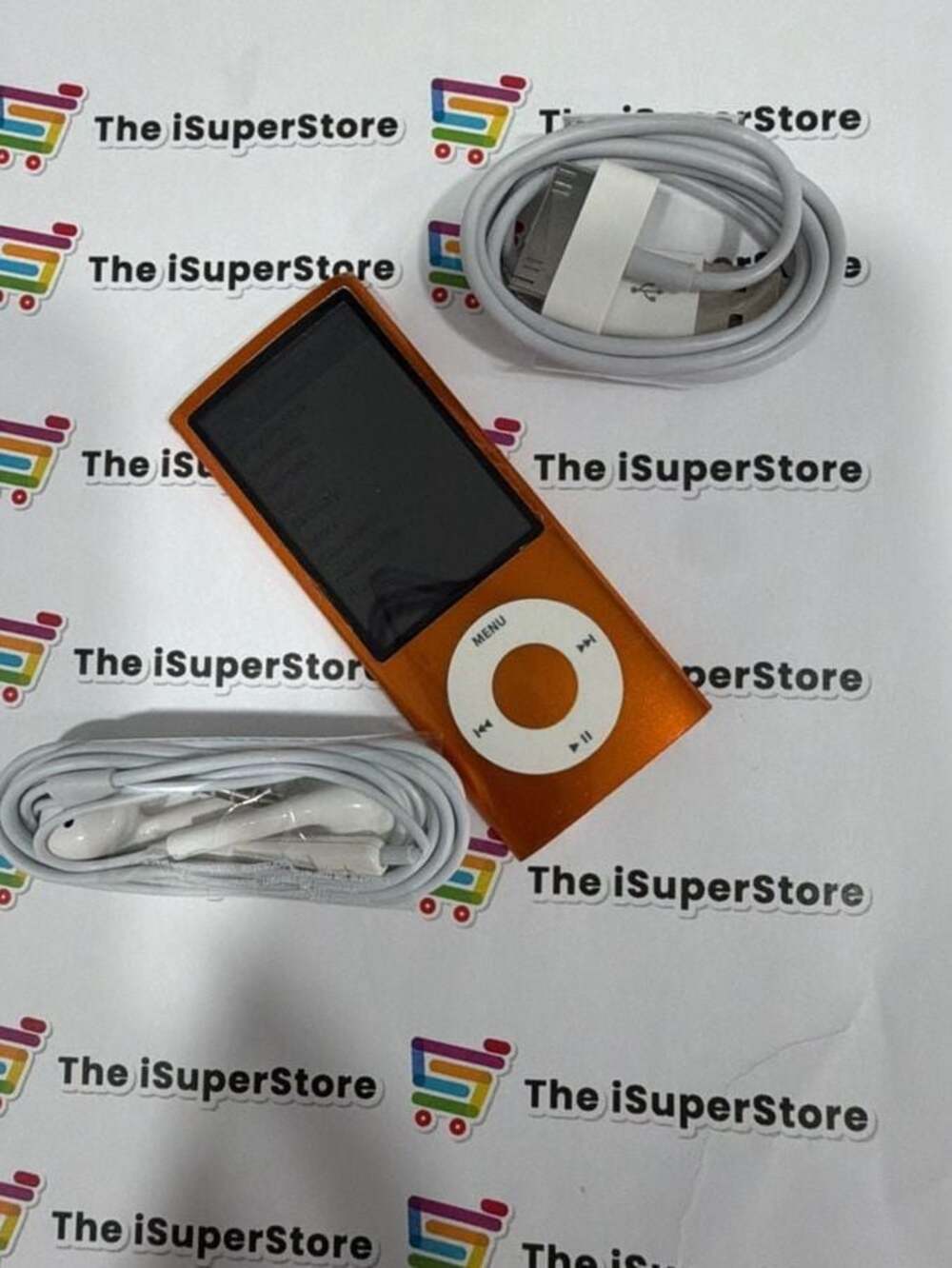 Pre-Owned Apple iPod Nano 5th Generation 16GB Orange + 1 YR CPS Warranty ,